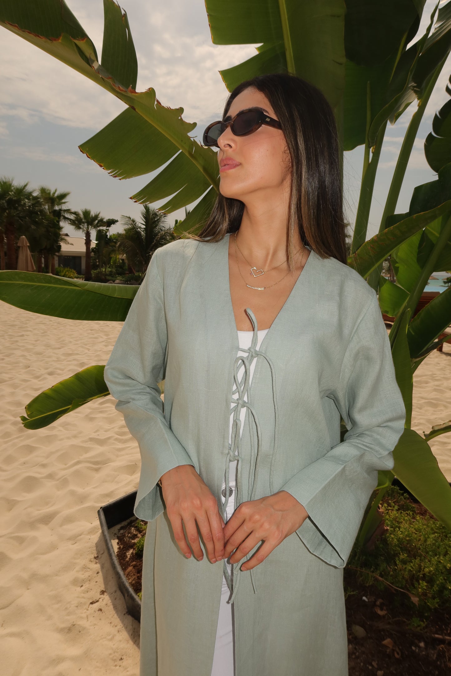 Blue Lagoon Abaya